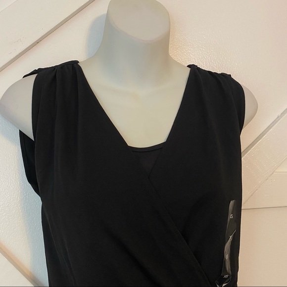 Banana Republic Draped Surplice Peplum Blouse XS - Picture 2 of 8